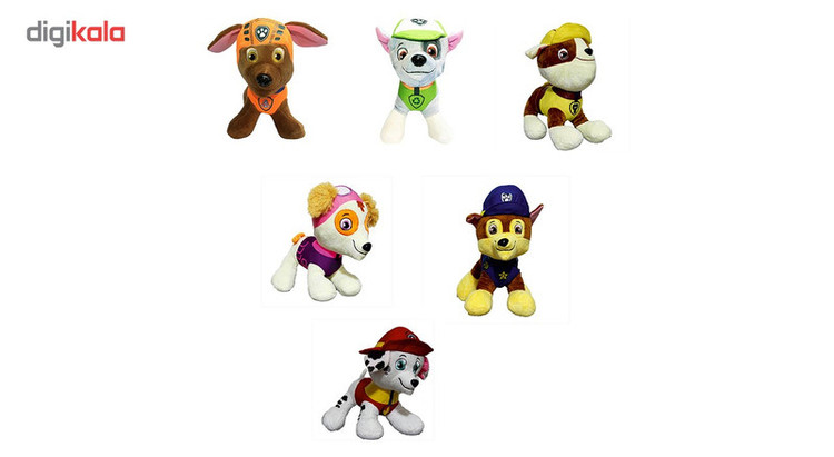 عروسک سگ های نگهبان بهار گالری انیمیشن Paw Patrol بسته 6 عددی