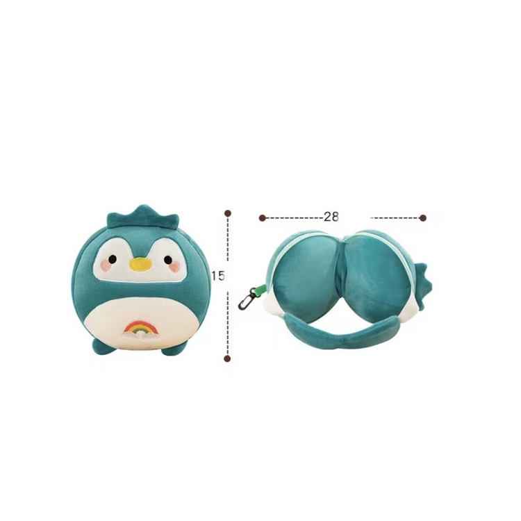 بالش سفری مدل پنگوئن کد JIMI110 به همراه چشم بند